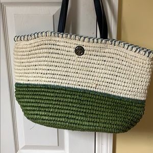 Tory Burch straw bag